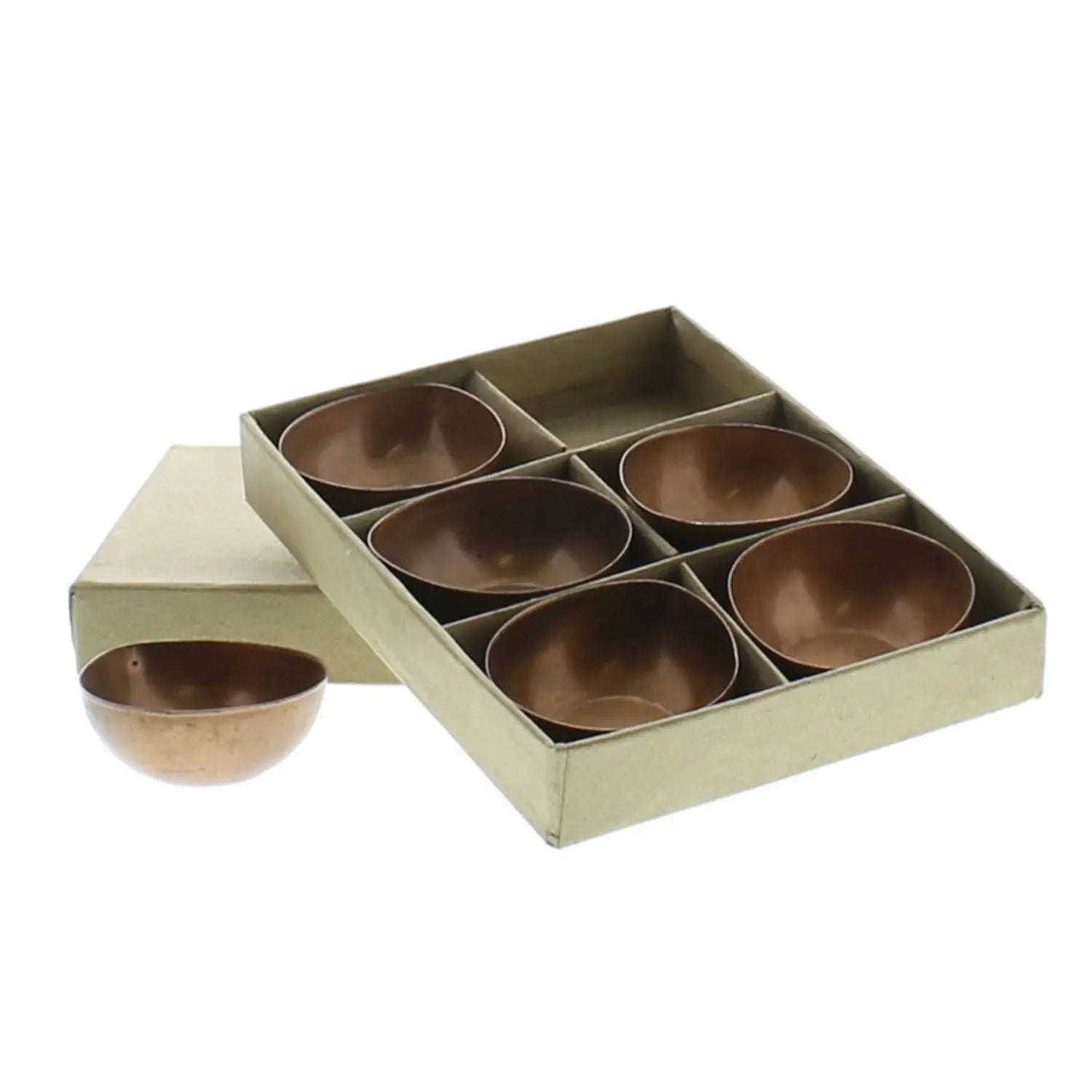Alma Metal Tealight Holders in Copper - Home Smith