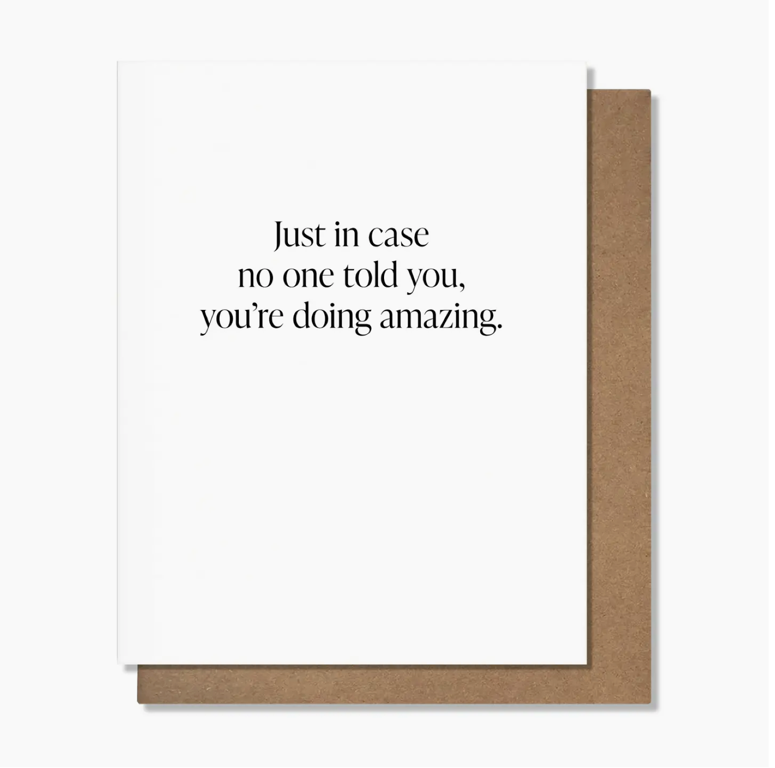Doing Amazing Sympathy Friendship Card