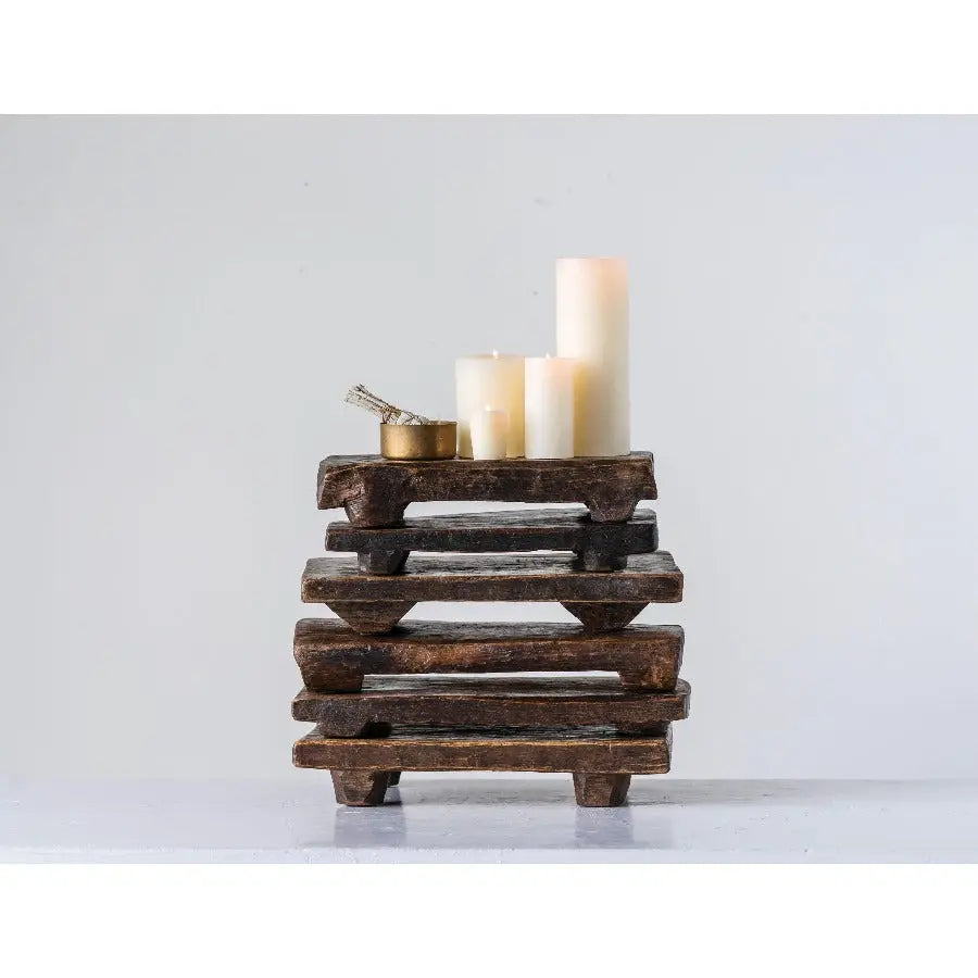 Antique Wood Pedestals - Home Smith