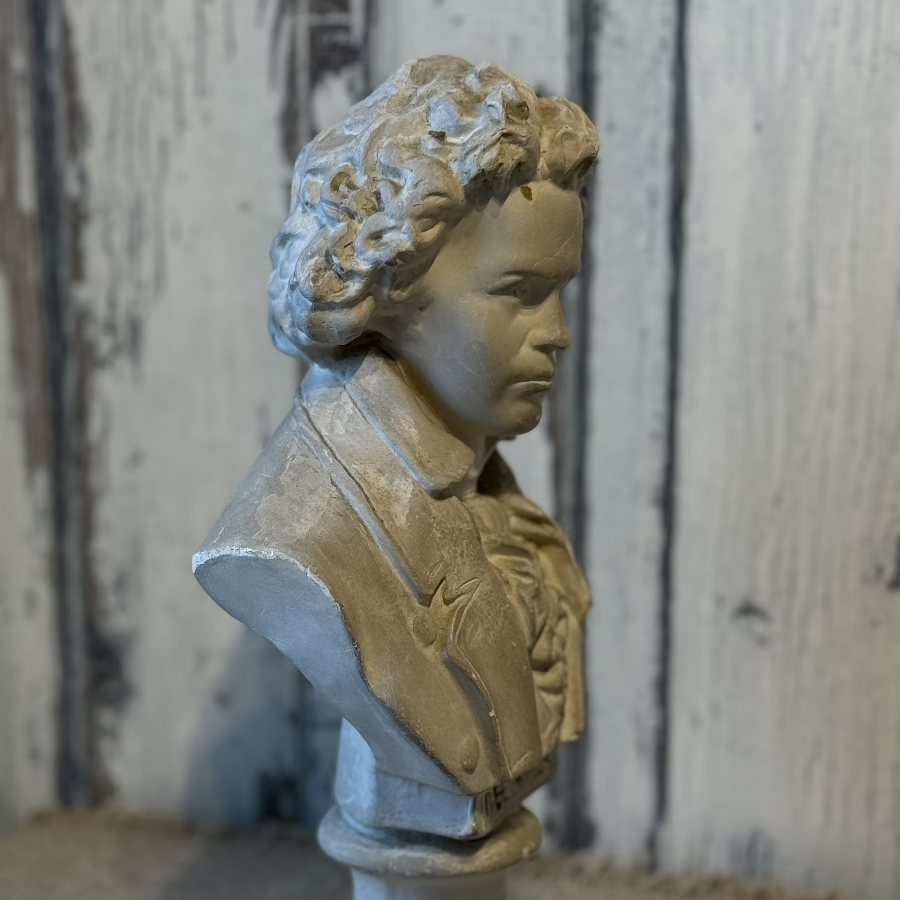 Vintage Beethoven Bust Sculpture