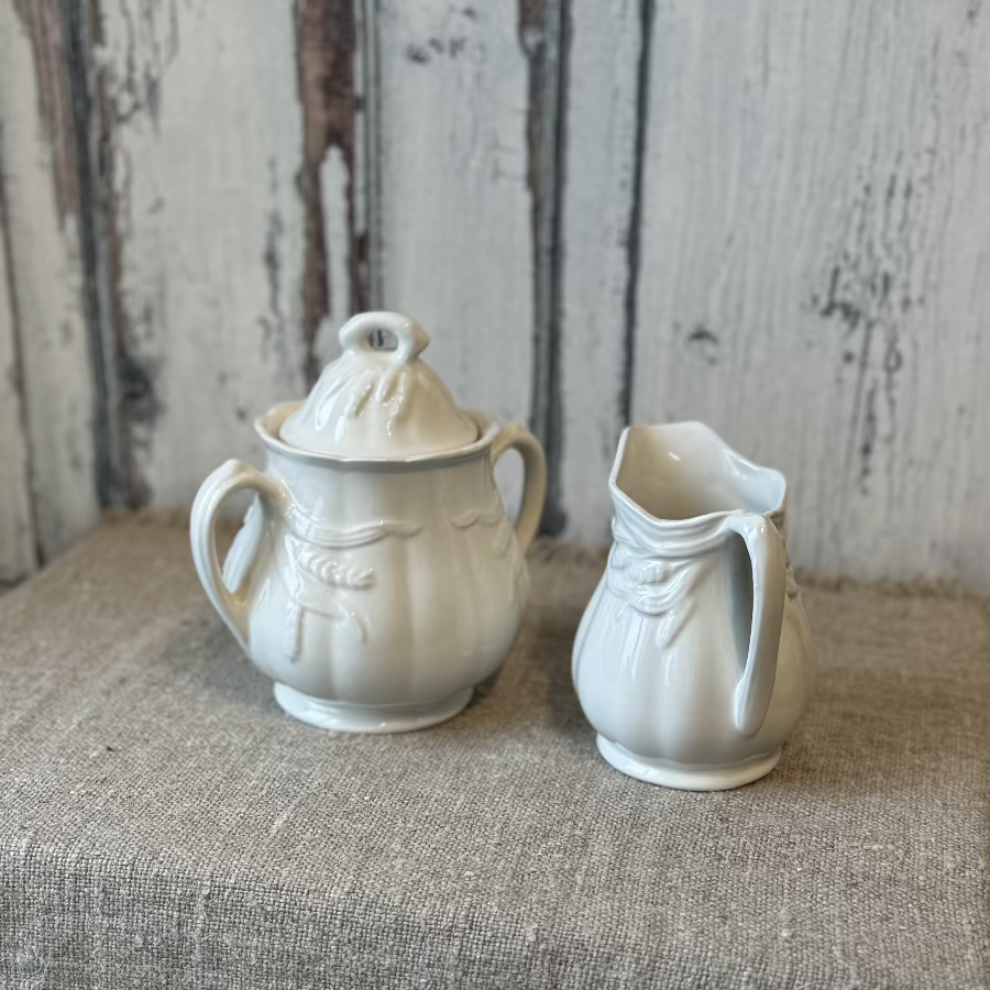 Vintage Royal Crownford Ironstone Cream & Sugar Set