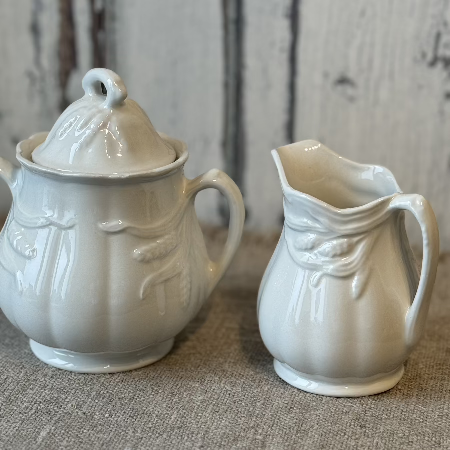 Vintage Royal Crownford Ironstone Cream & Sugar Set