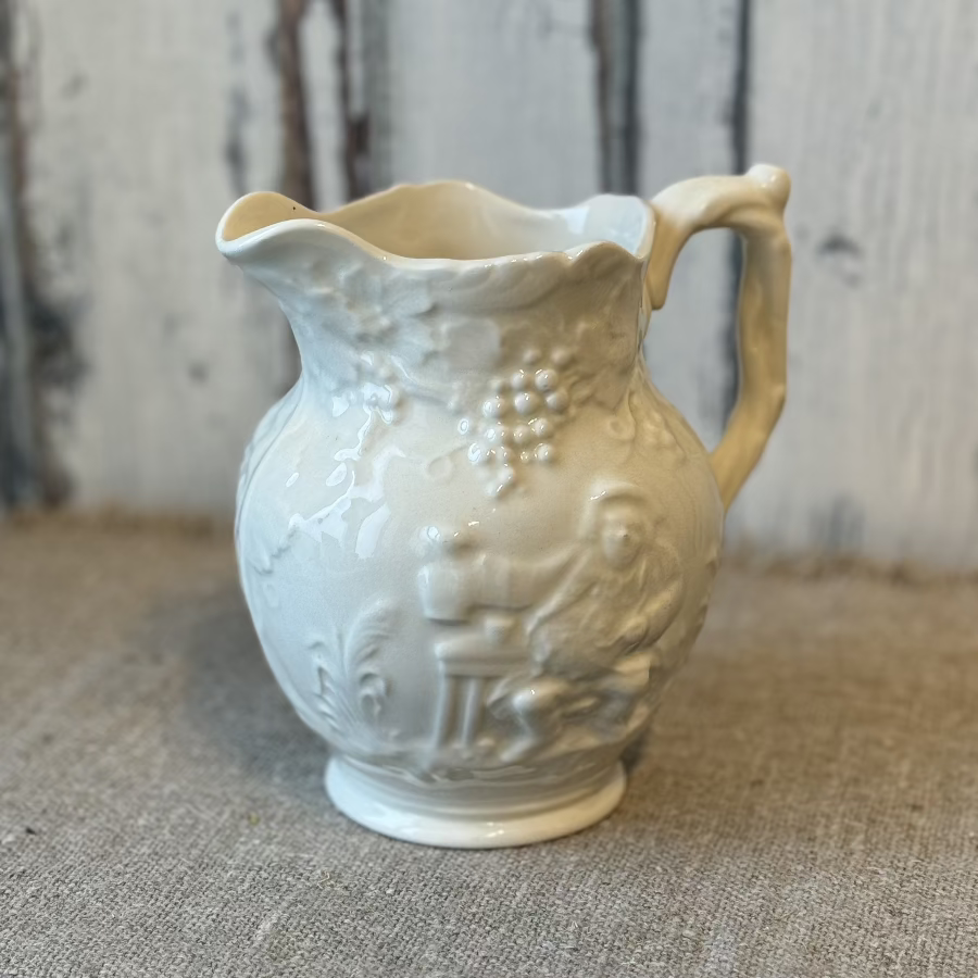 Vintage Spode Porcelain Creamware Pitcher