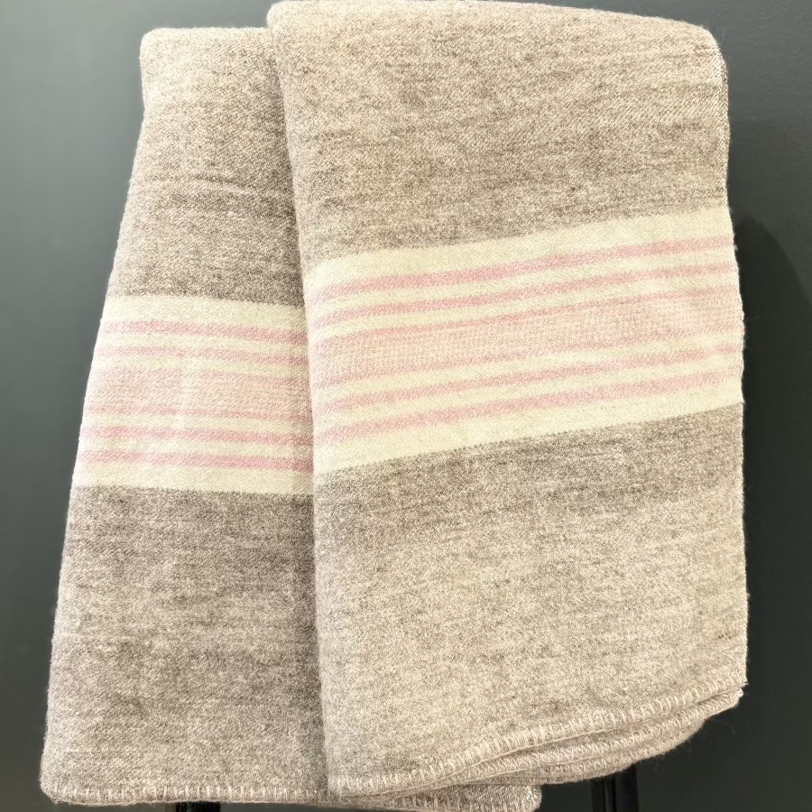 Antique Handwoven Nova Scotian Wool Blankets