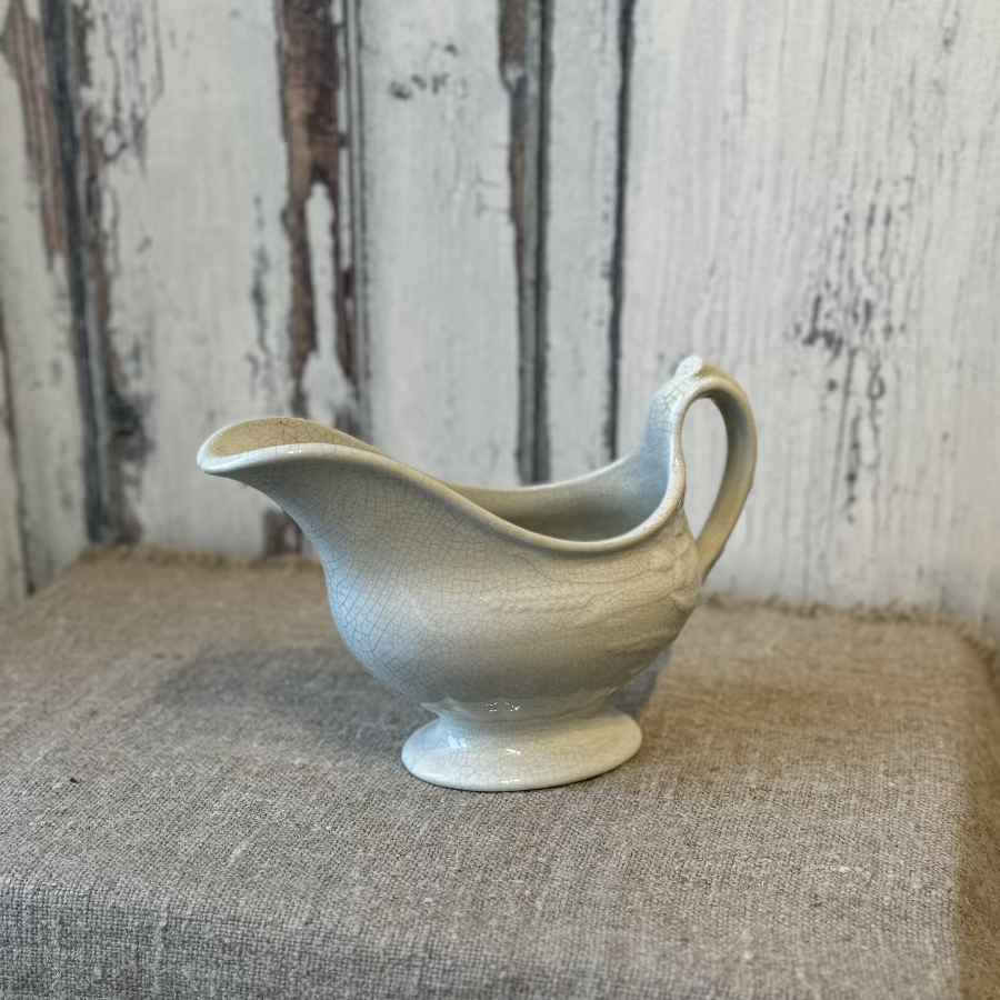 Antique Ironstone Gravy Boat