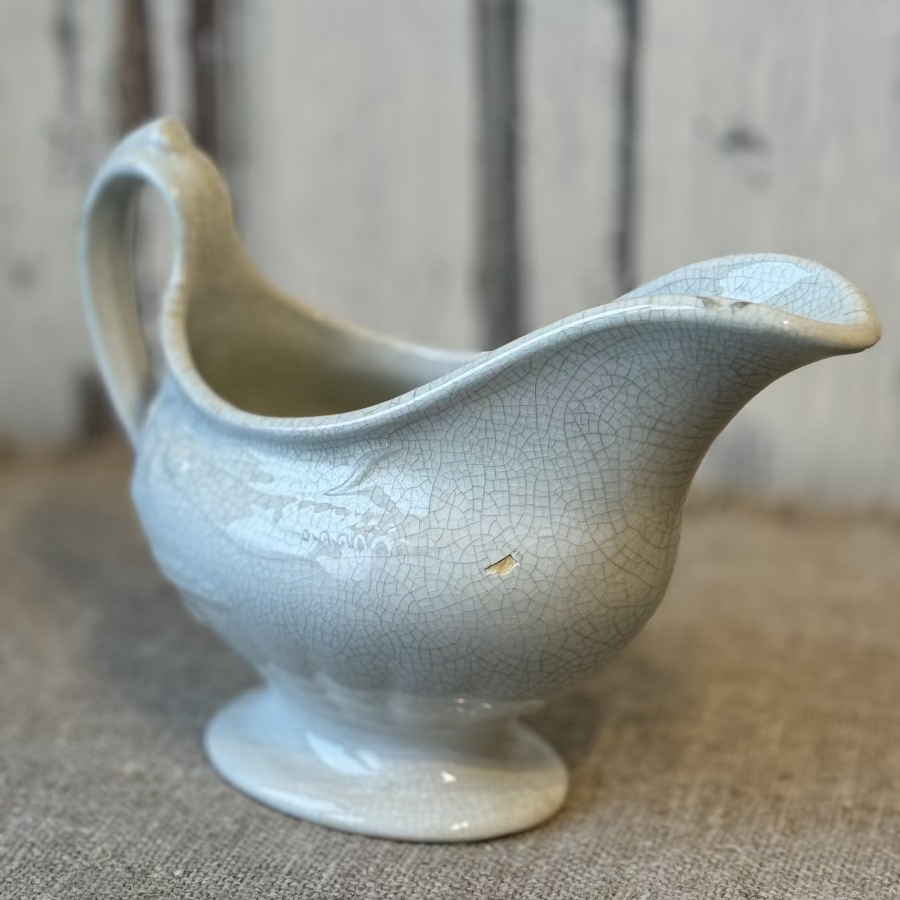 Antique Ironstone Gravy Boat