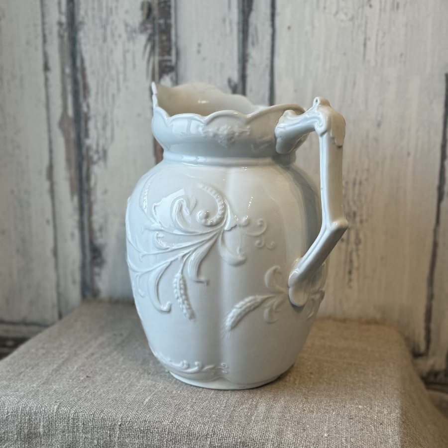 Antique Bishop and Stonier Stoneware Pitcher