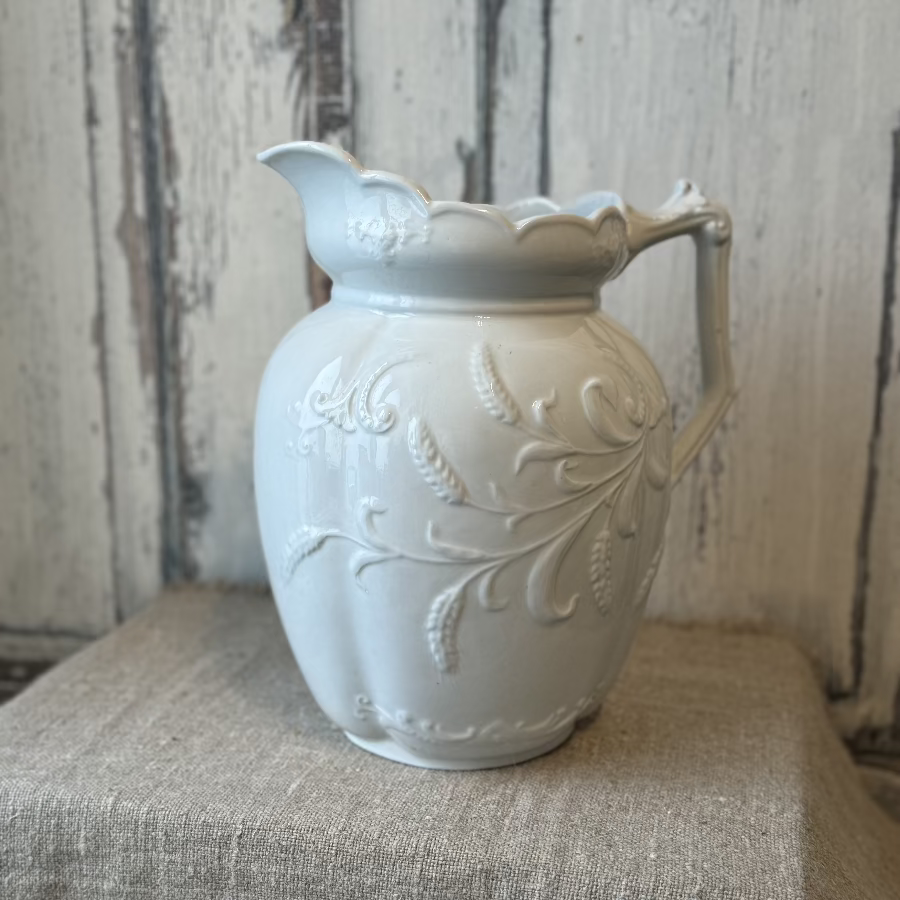 Antique Bishop and Stonier Stoneware Pitcher