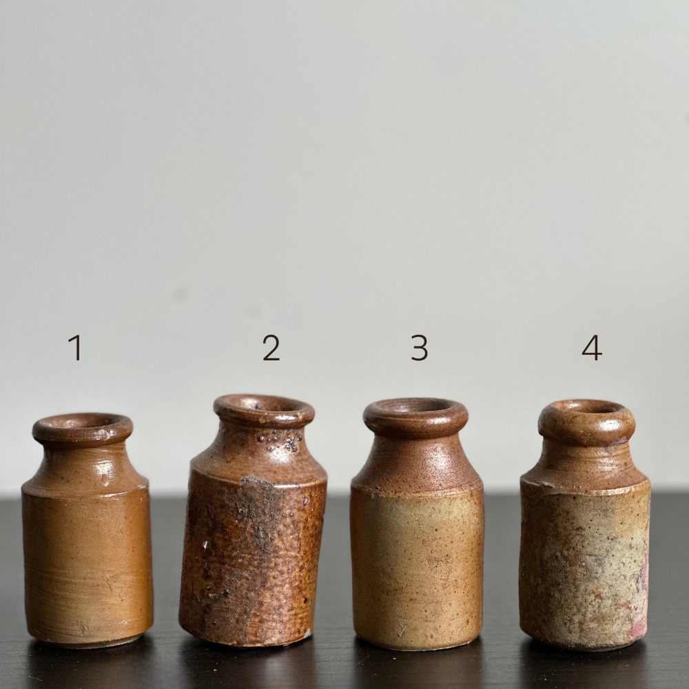 Antique Victorian Glazed Ink Well at Home Smith