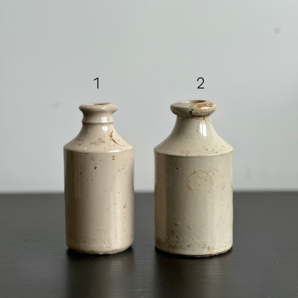 Antique Victorian Glazed Ink Well at Home Smith