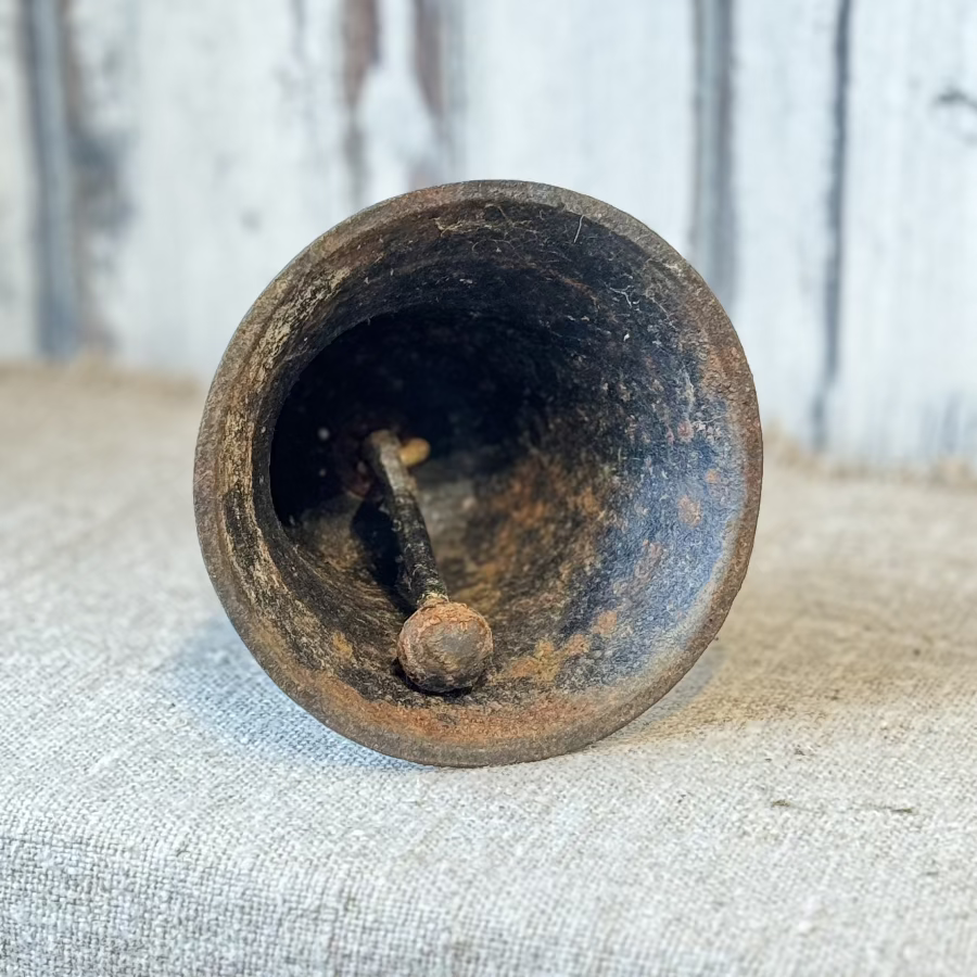 Antique Black Iron Bell