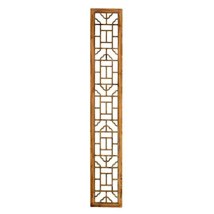 Asian Inspired Wooden Screen - Home Smith