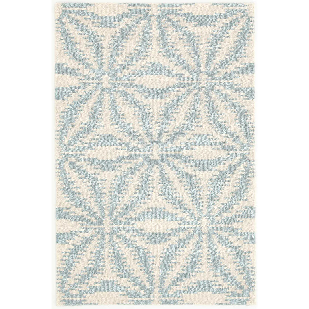 Aster Sky Wool Micro Hooked Rug - Home Smith