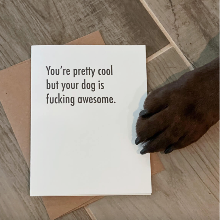 Awesome Dog Notecard