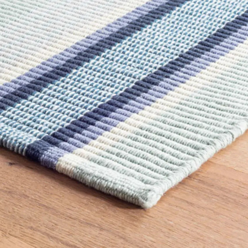 Barbados Stripe Woven Cotton Rug - Home Smith