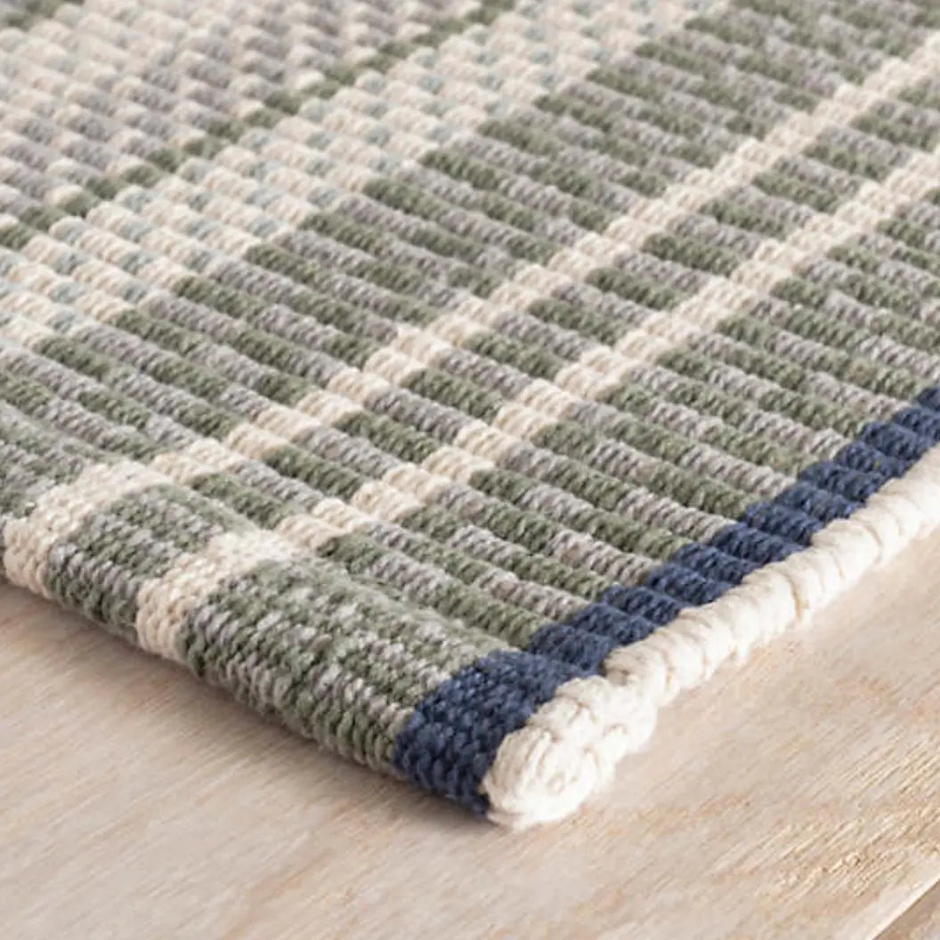 Bay Stripe Woven Cotton Rug - Home Smith