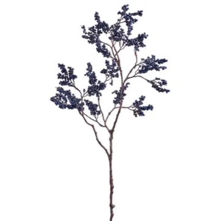 Home Smith Berry Spray in Dark Blue Allstate Floral Holiday Blooms & Branches