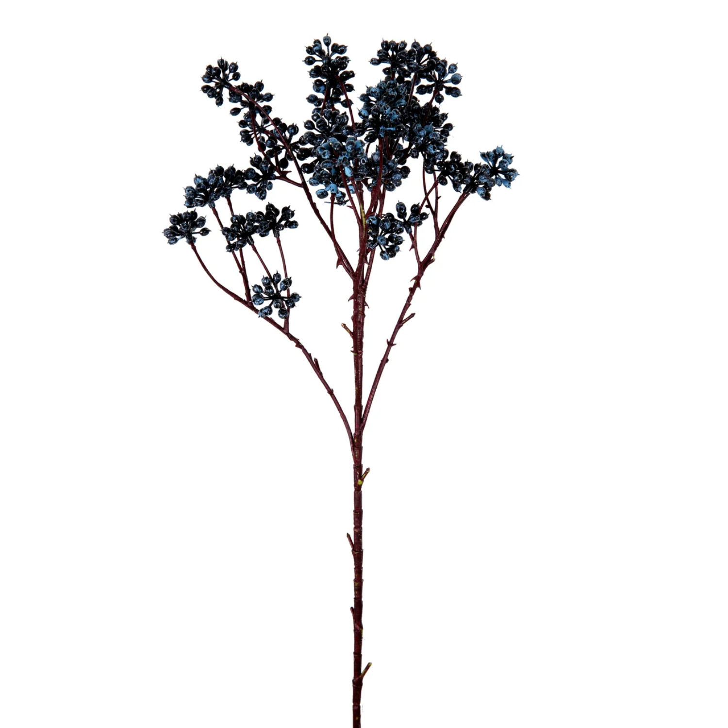 Faux Berry Spray in Blue at Home Smith