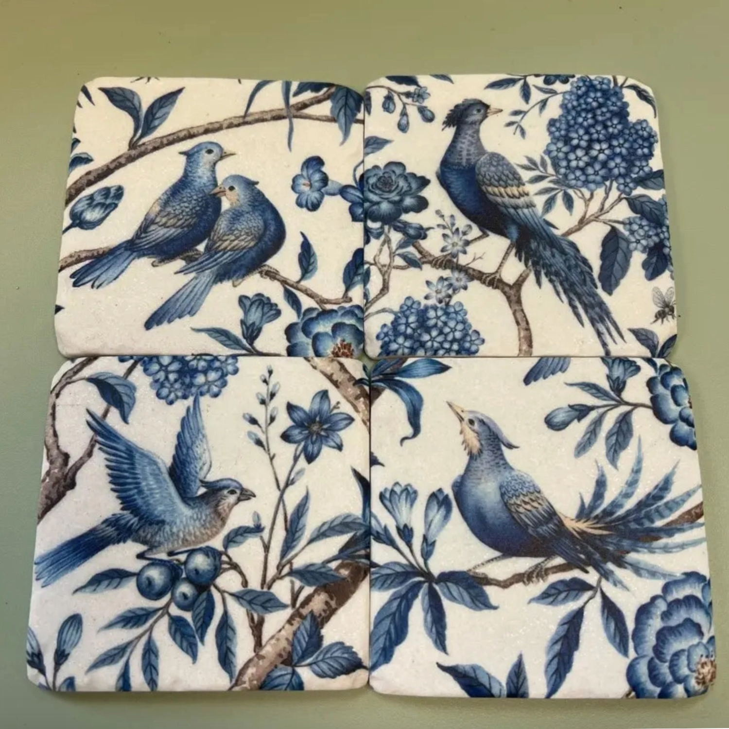Blue Bird Resin Coasters at Home Smith