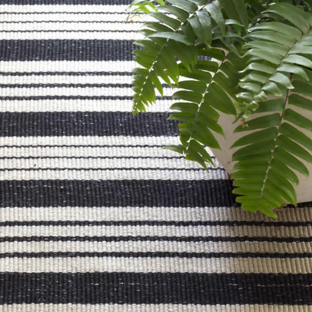 Birmingham Black Indoor/Outdoor Rug - Home Smith