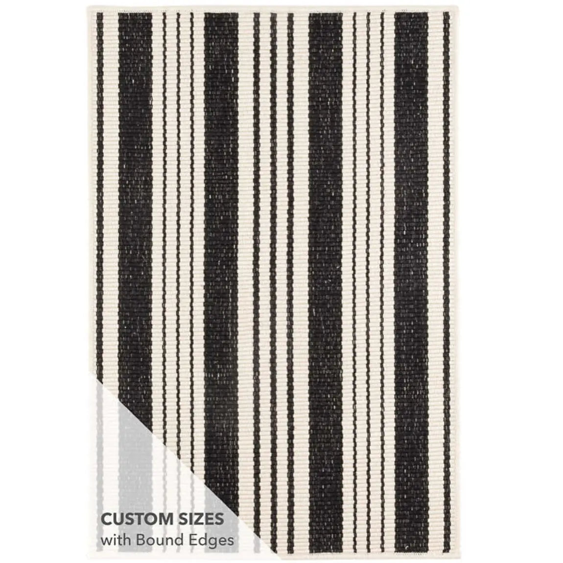 Birmingham Black Indoor/Outdoor Rug - Home Smith