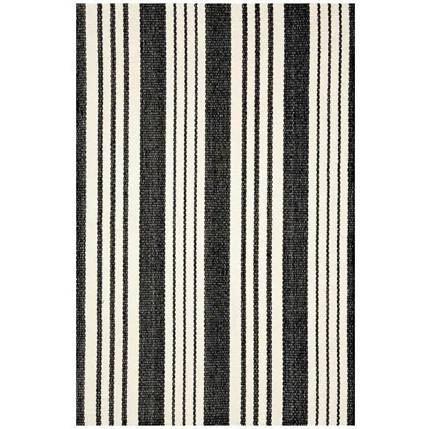 Birmingham Black Woven Cotton Rug - Home Smith