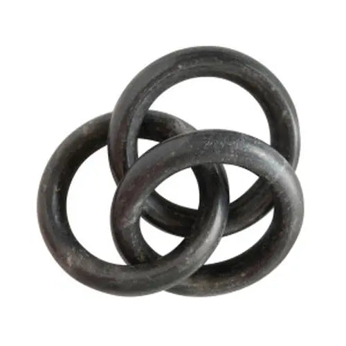 Black Marble Circle Chain - Home Smith