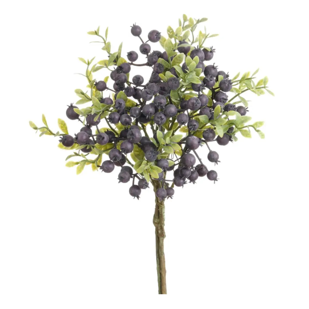 Home Smith Blue Berry Leaf Bouquet Winward Stems, Blooms & Branches