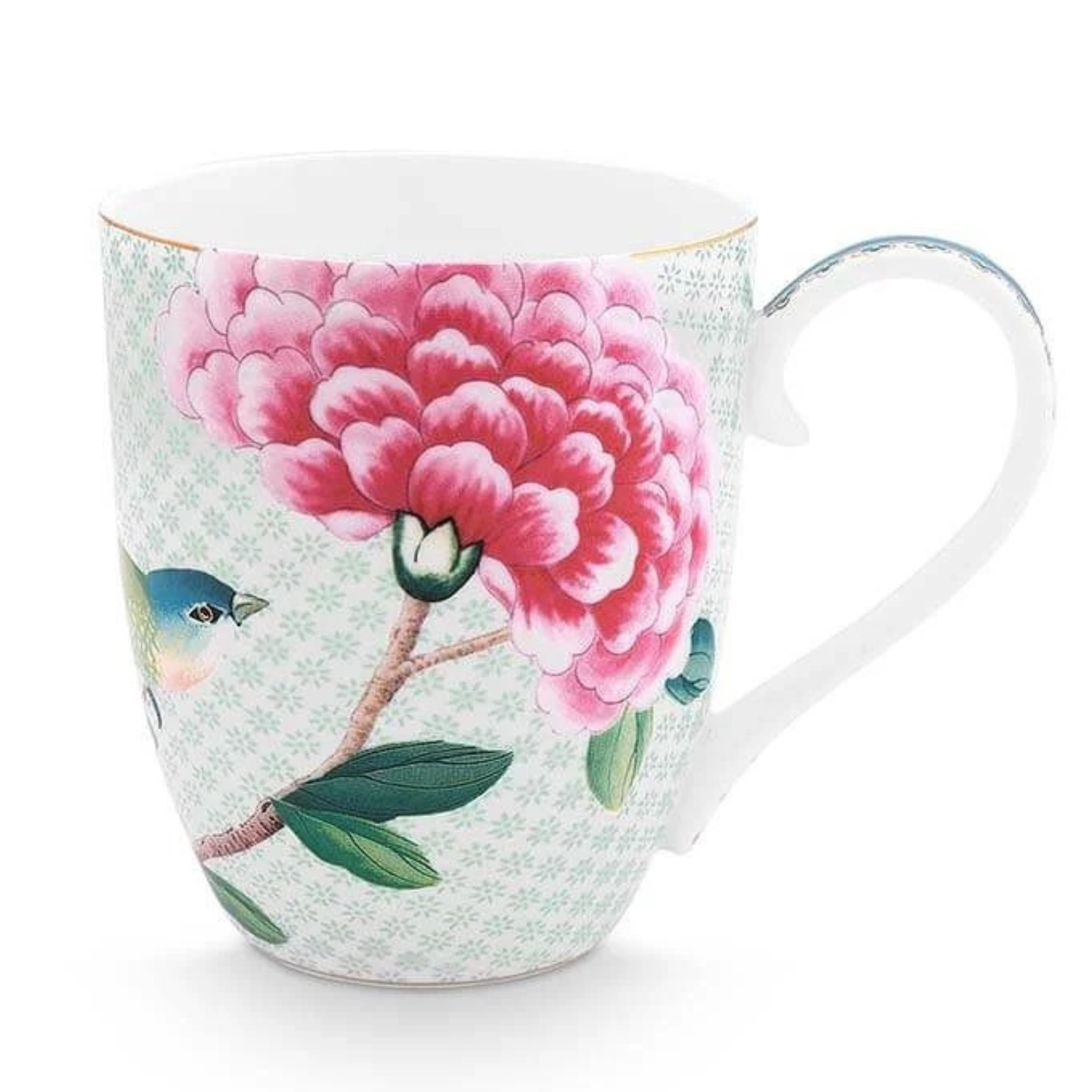 Pip Studio's Blushing Birds Mug XL in White  at Home Smith