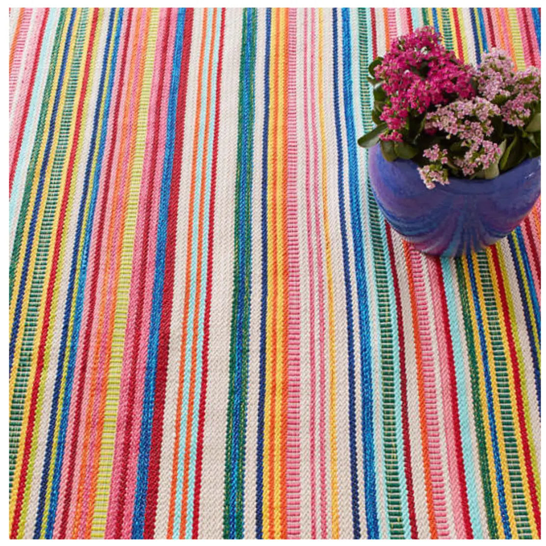 Bright Stripe Indoor/Outdoor Rug - Home Smith