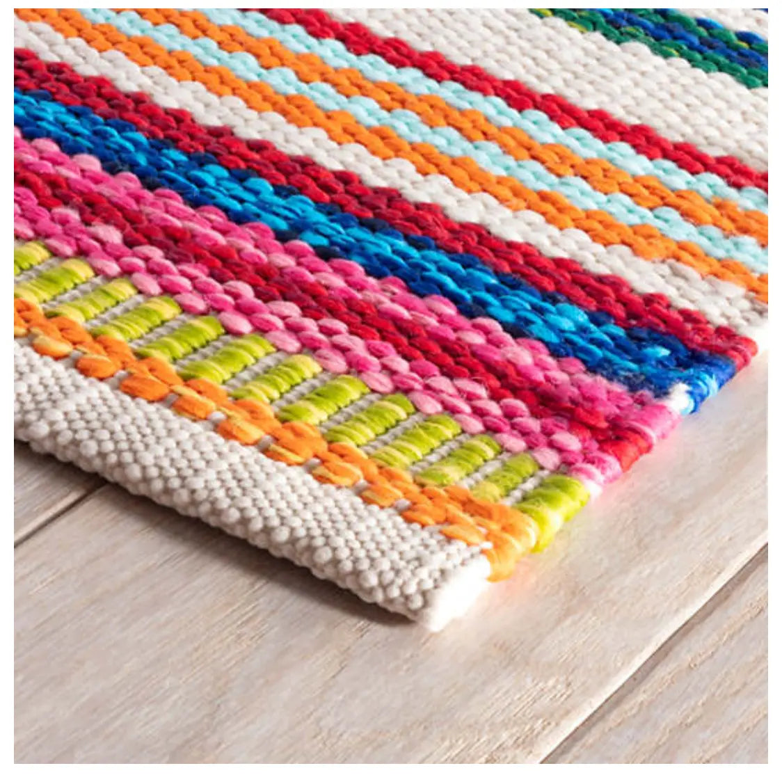 Bright Stripe Indoor/Outdoor Rug - Home Smith