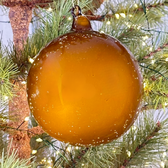 Jim Marvin Pearl Glass Ornaments in Bronze at Home Smith