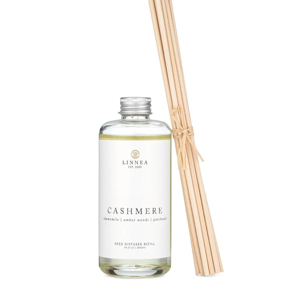 Linnea cashmere diffuser refill and reeds at Home Smith 