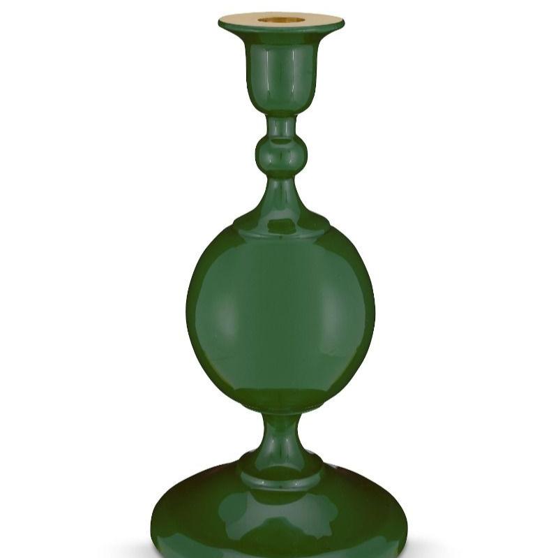 Candle Holder Metal Sphere in Green at Home Smith