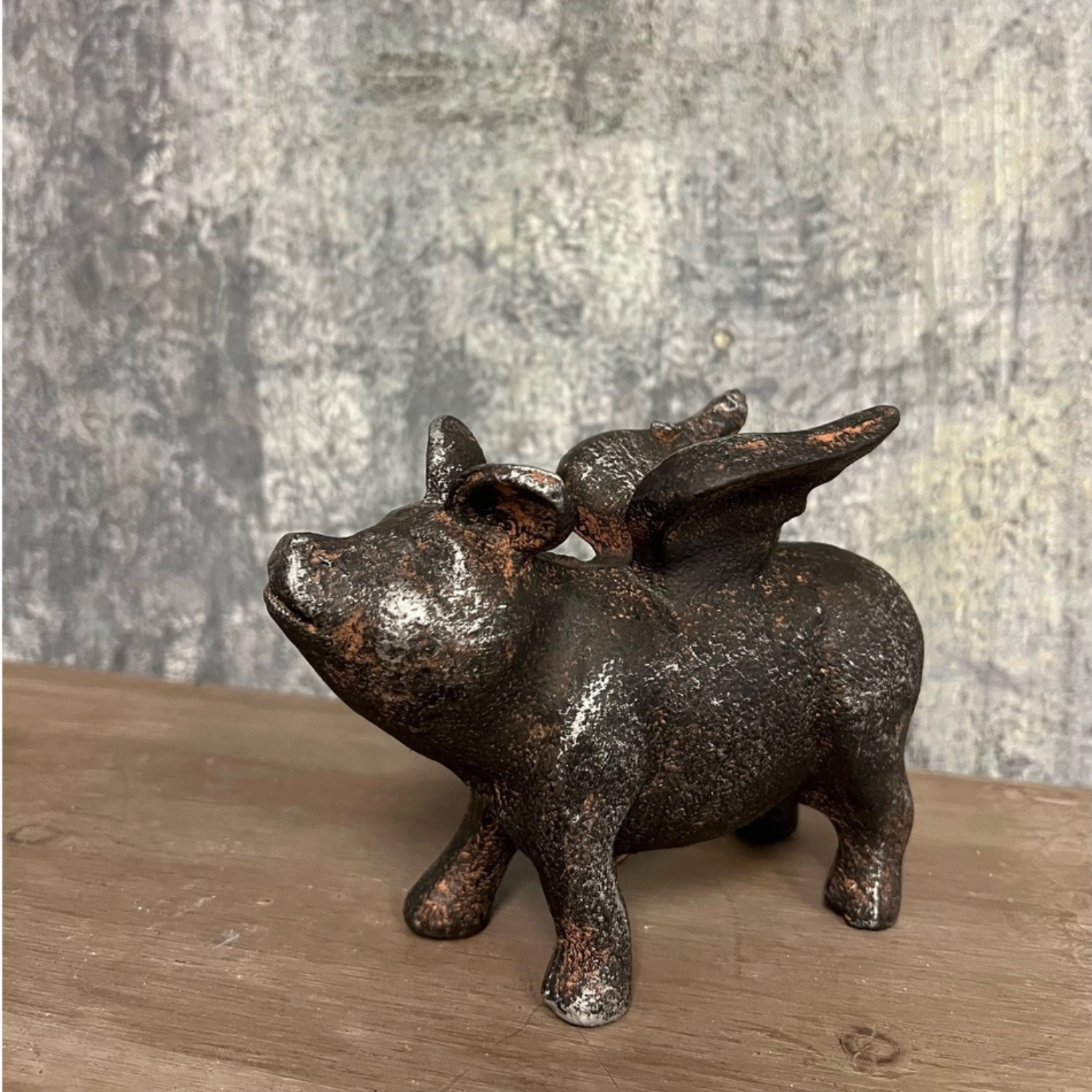 Cast Iron Flying Pig at Home Smith