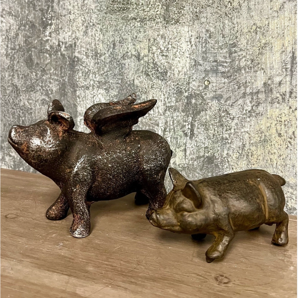 Cast Iron Flying Pig at Home Smith
