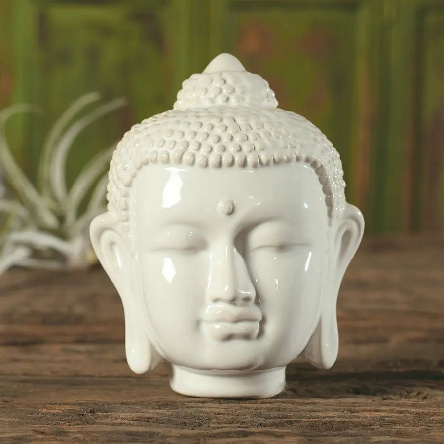 Ceramic Buddha Head - Home Smith