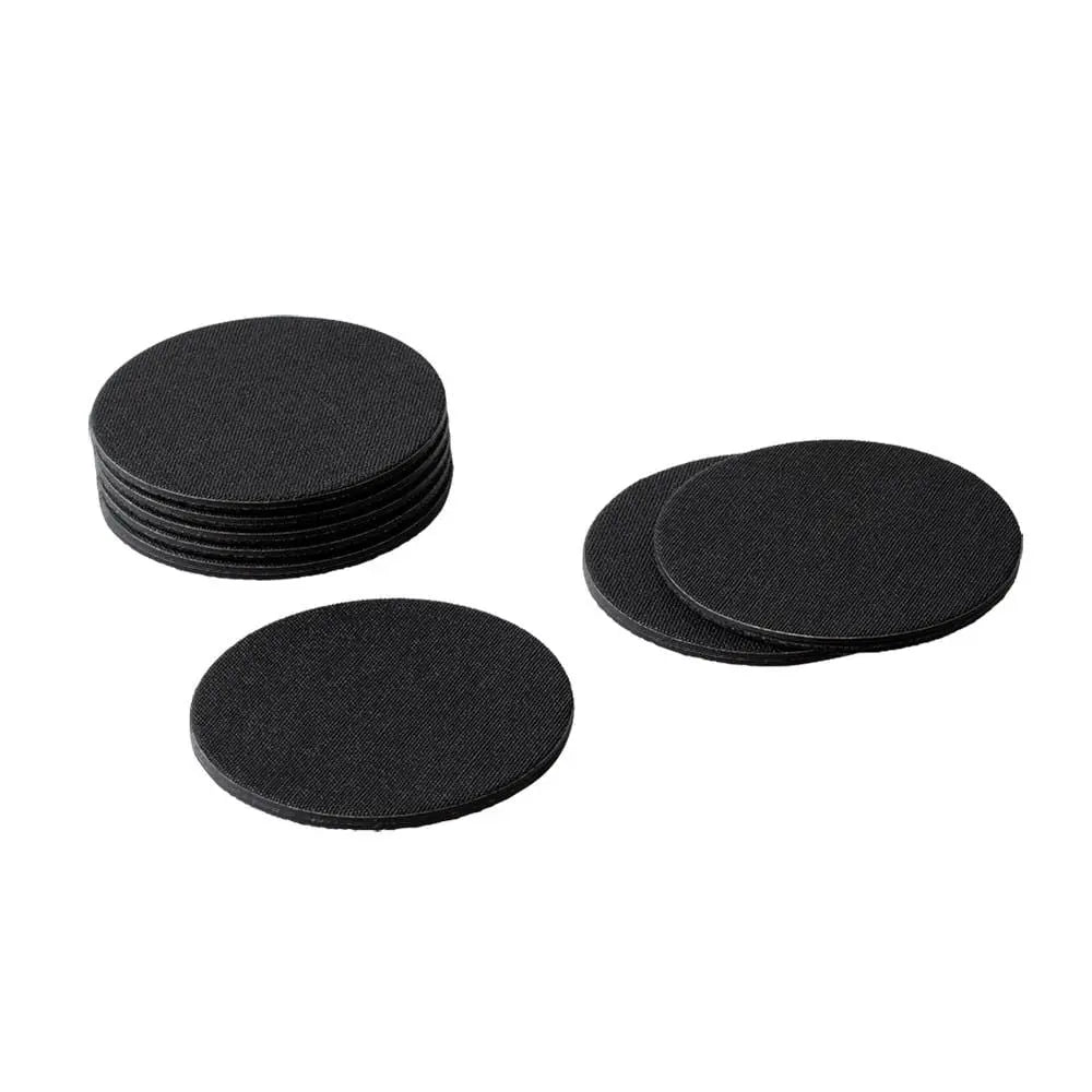 Classic Canvas Felt-Backed Coasters in Black - Box of 8 - Home Smith