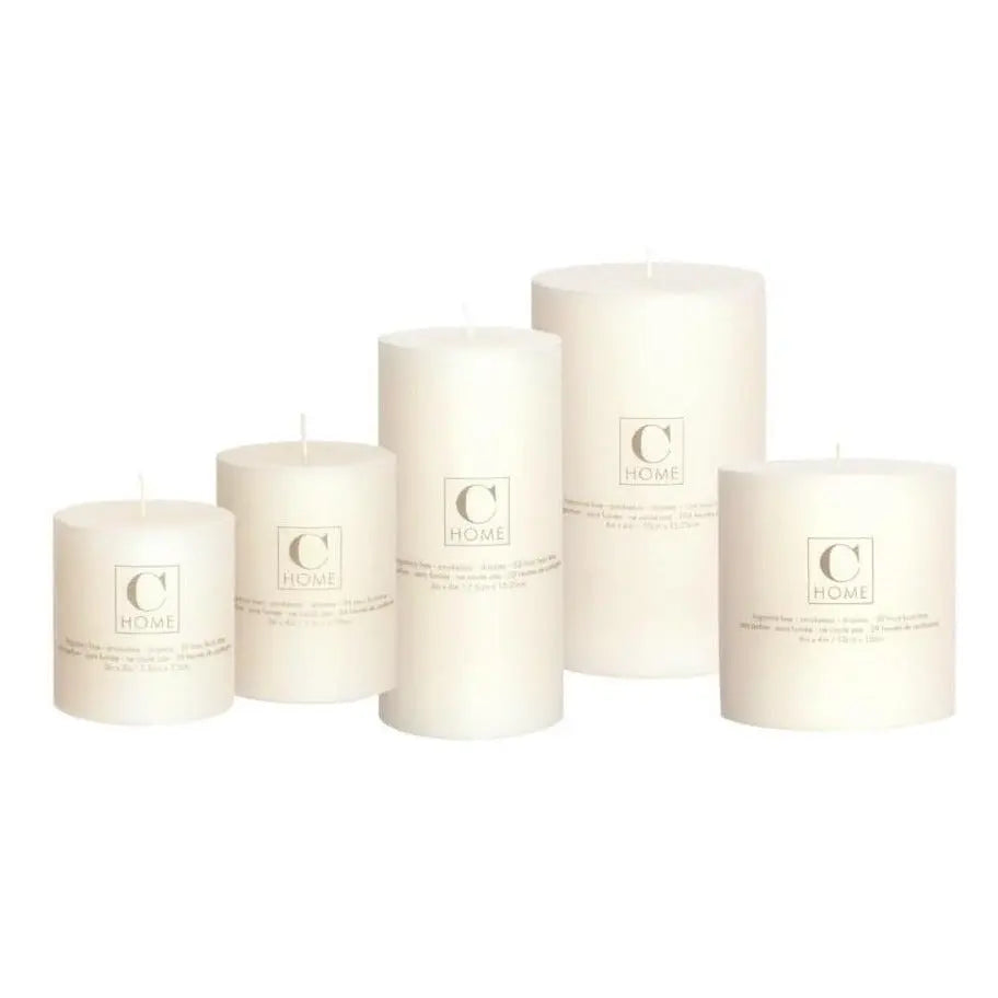 Classic Ivory Pillar Candles - Home Smith