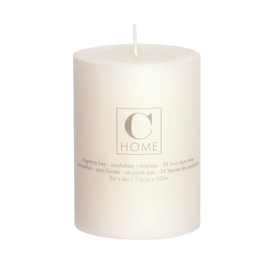 Classic Ivory Pillar Candles - Home Smith