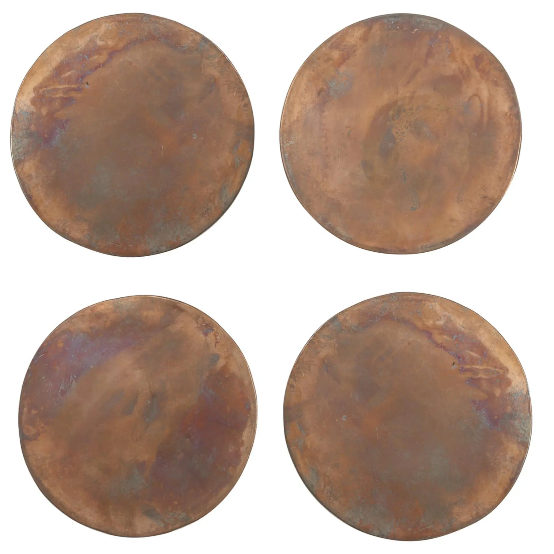 Coasters in Solid Brass, Copper or Nickel - Home Smith