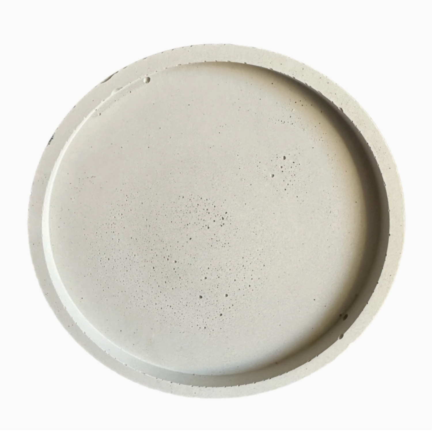Concrete Hand Poured  Round Coaster at Home Smith