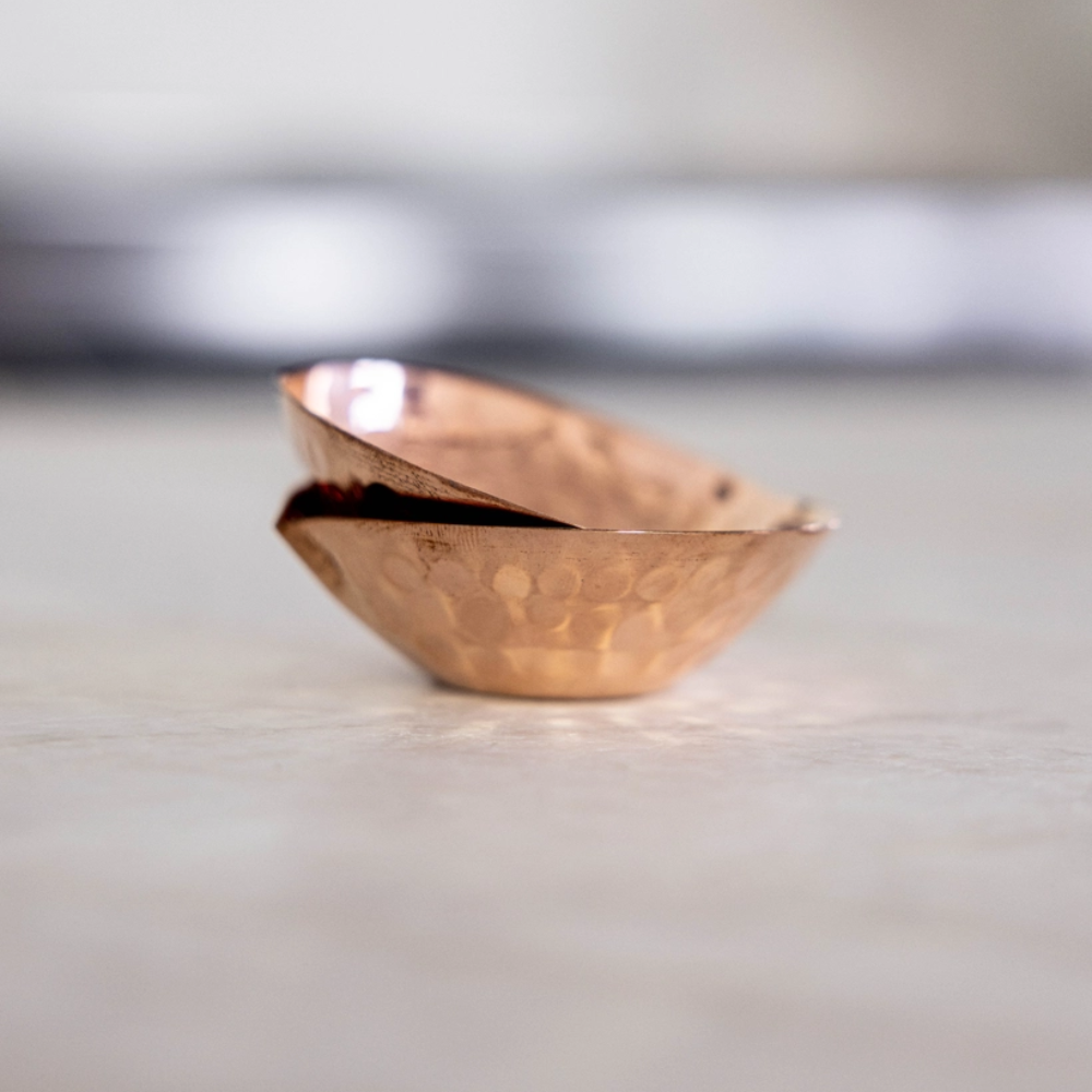 Copper Hammered Pinch Pot at Home Smith