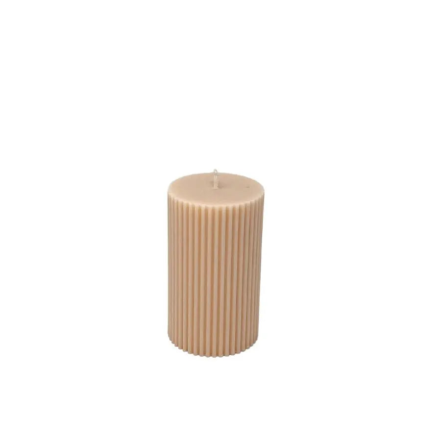 Deepi Soy Pillar Candles in Blush - Home Smith