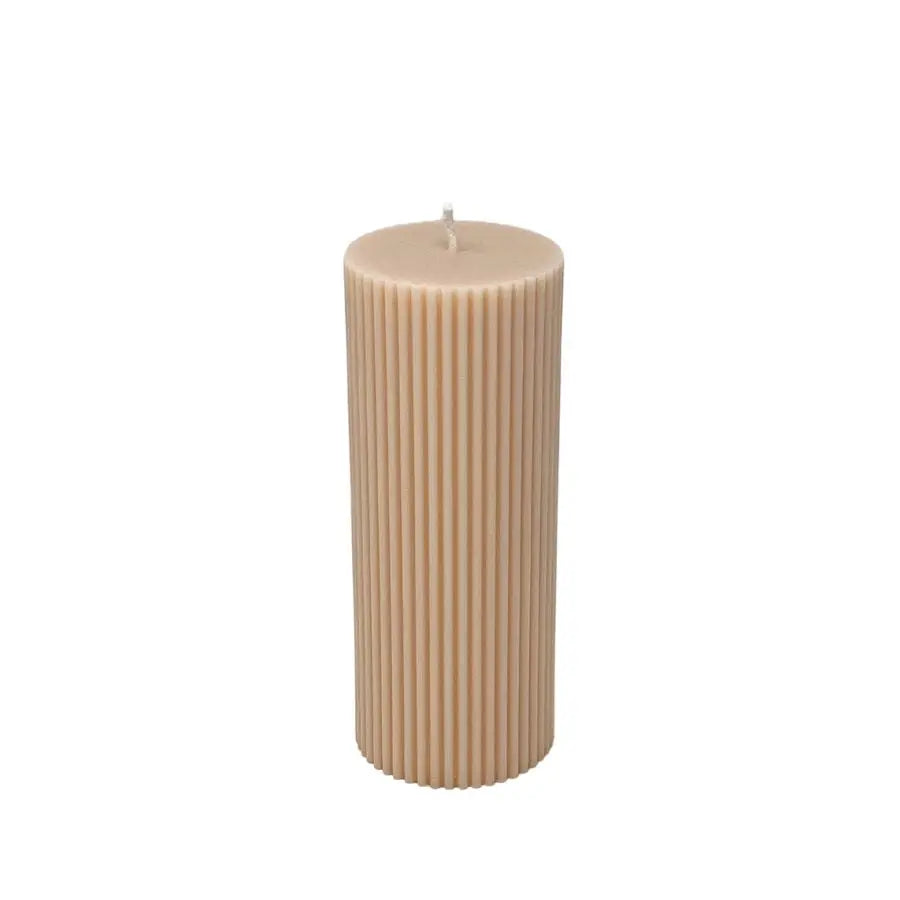 Deepi Soy Pillar Candles in Blush - Home Smith