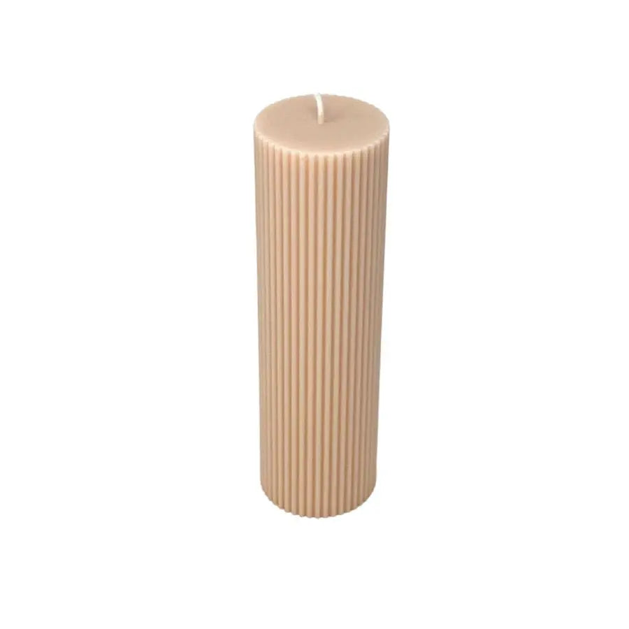 Deepi Soy Pillar Candles in Blush - Home Smith