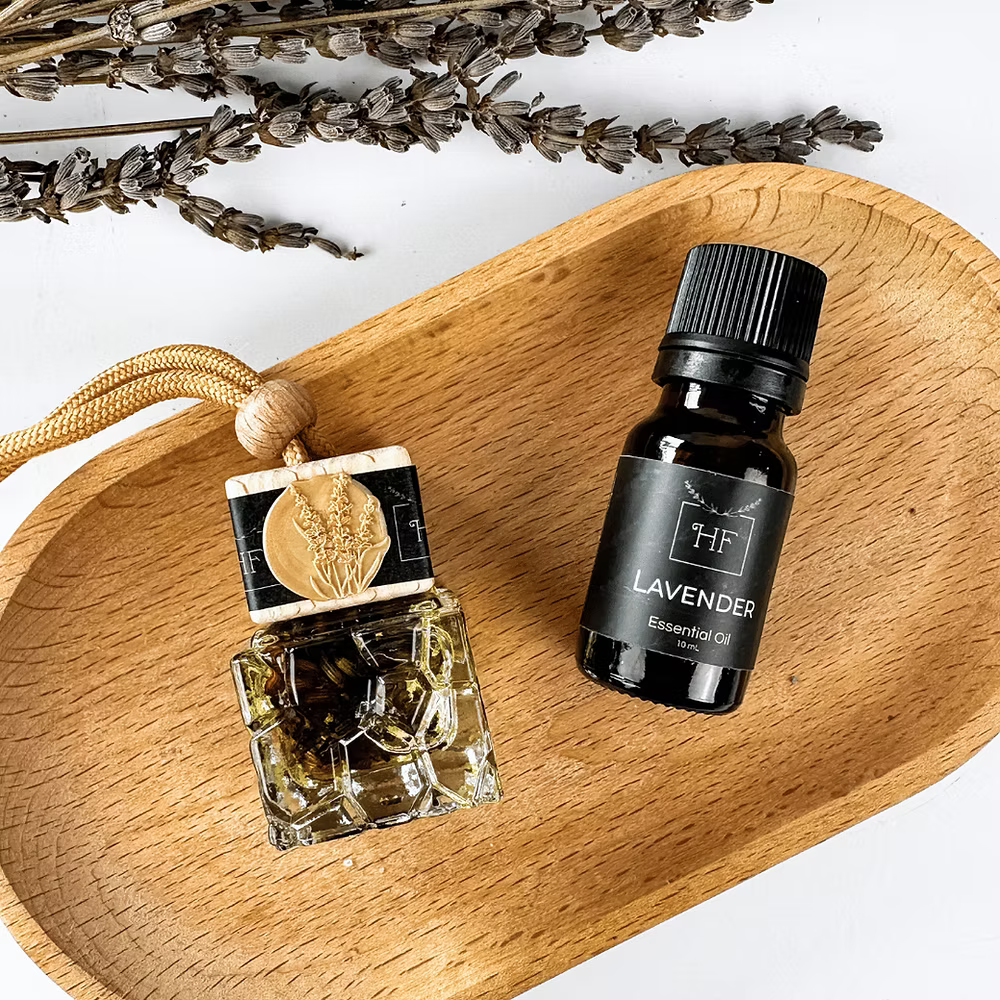 Diffused All Natural Lavender from Hereward Farms Car Diffuser at Home Smith