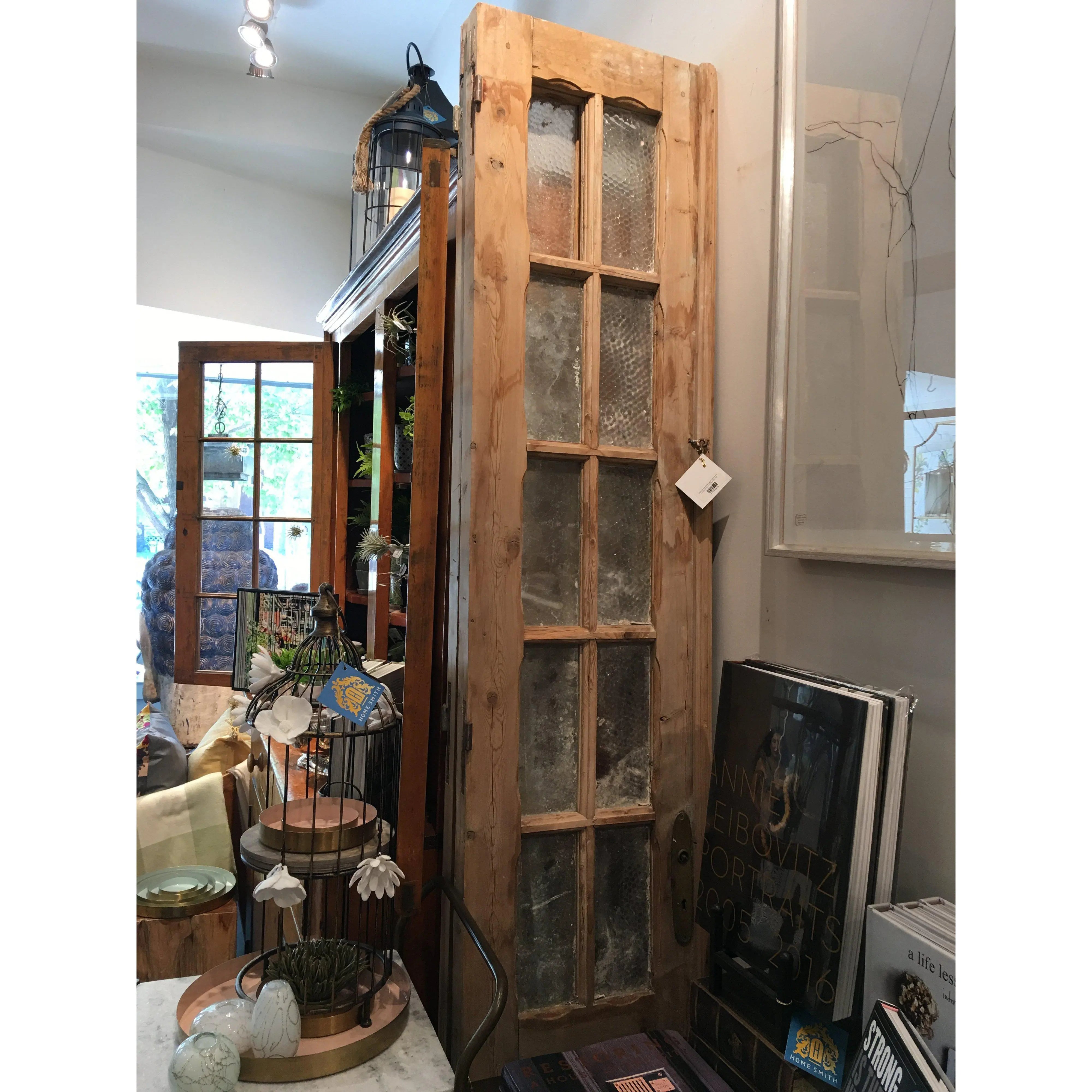 Egyptian Panel Door with Glass Panes - Home Smith
