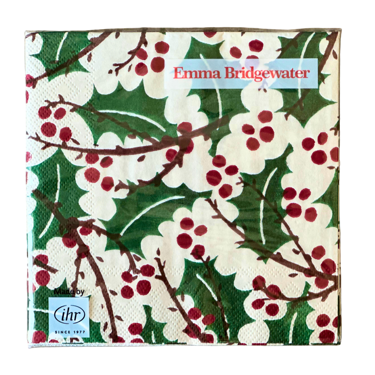 Emma Bridgewater Holly and Berry Paper Napkin at Home Smith