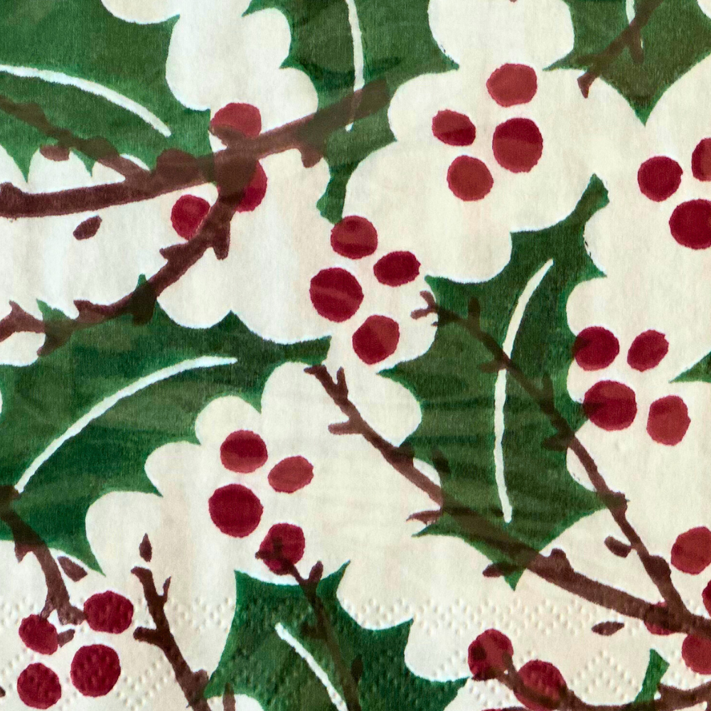 Emma Bridgewater Holly and Berry Paper Napkins at Home Smith